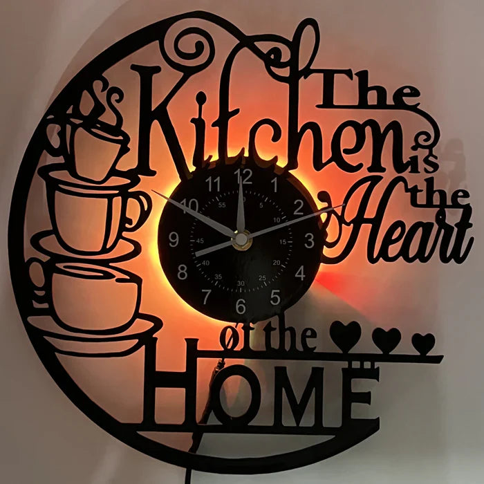KitchenGlow – Ambient Kitchen Wall Clock for a Cosy Atmosphere