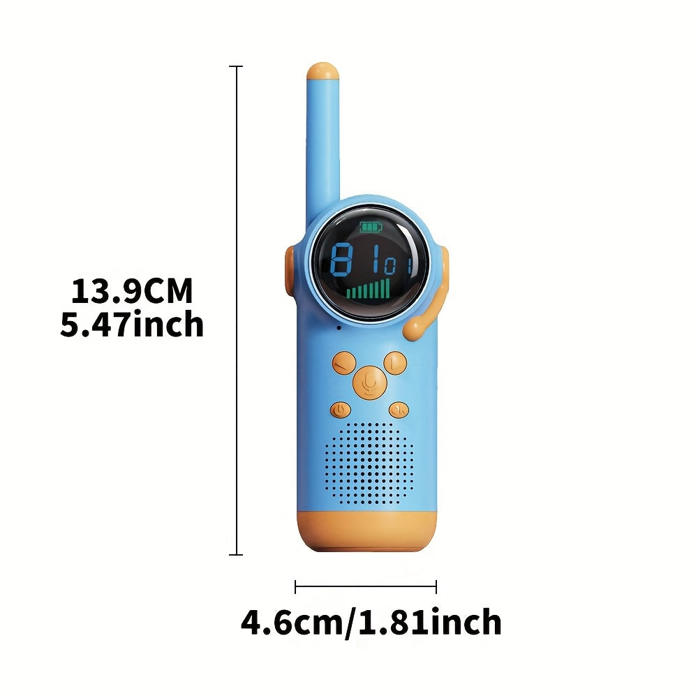 Children's Walkie-Talkies Set – 3-Mile Range & Rechargeable Battery