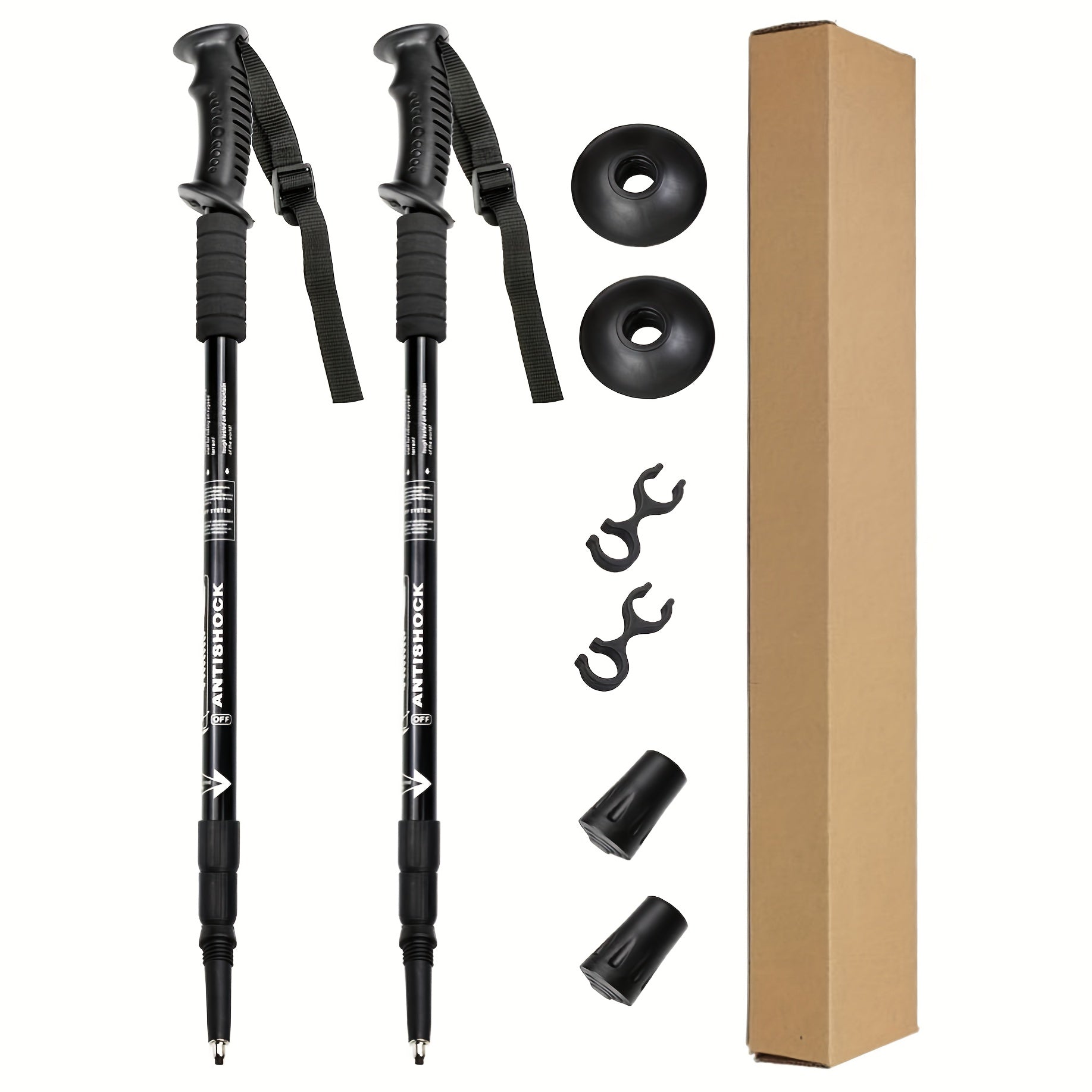 Lightweight Aluminium Trekking Poles – Adjustable and Shock-Absorbing for Adventurous Hikers