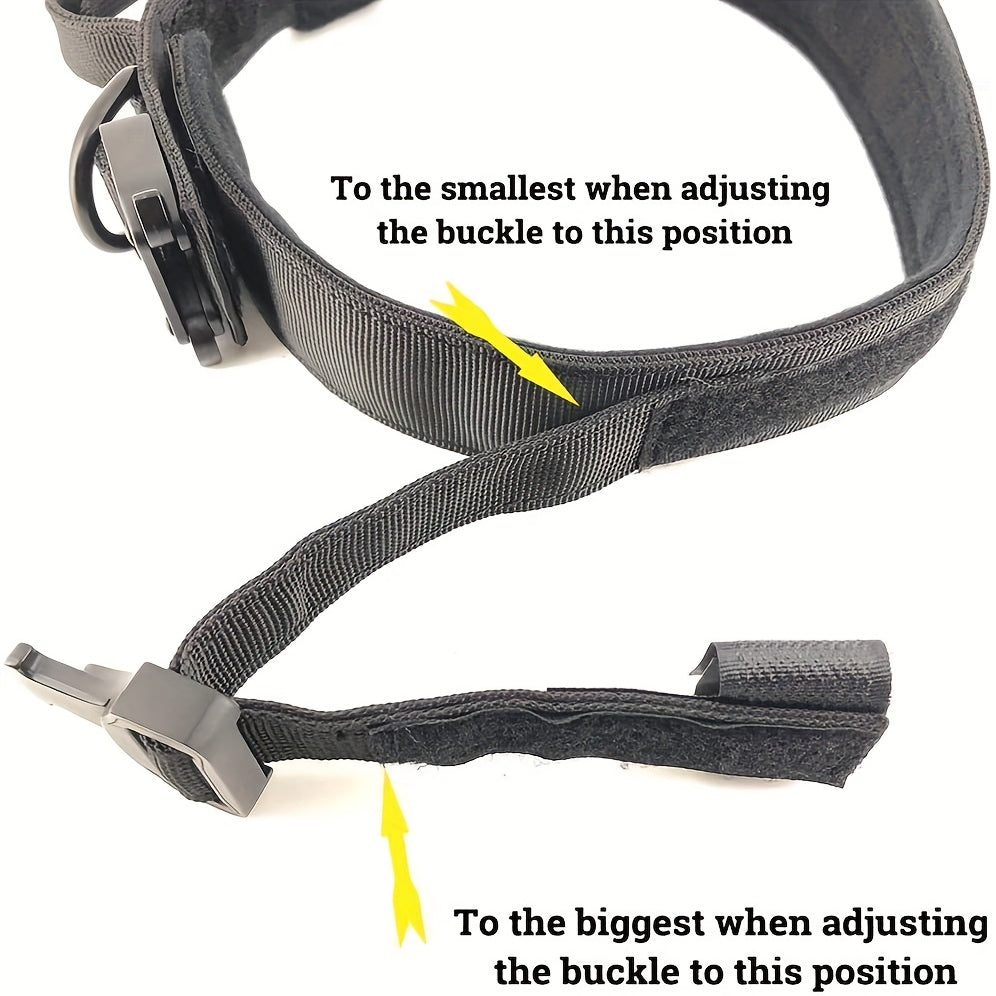 Military Tactical Dog Collar – Adjustable and Durable for Large and Medium Dogs