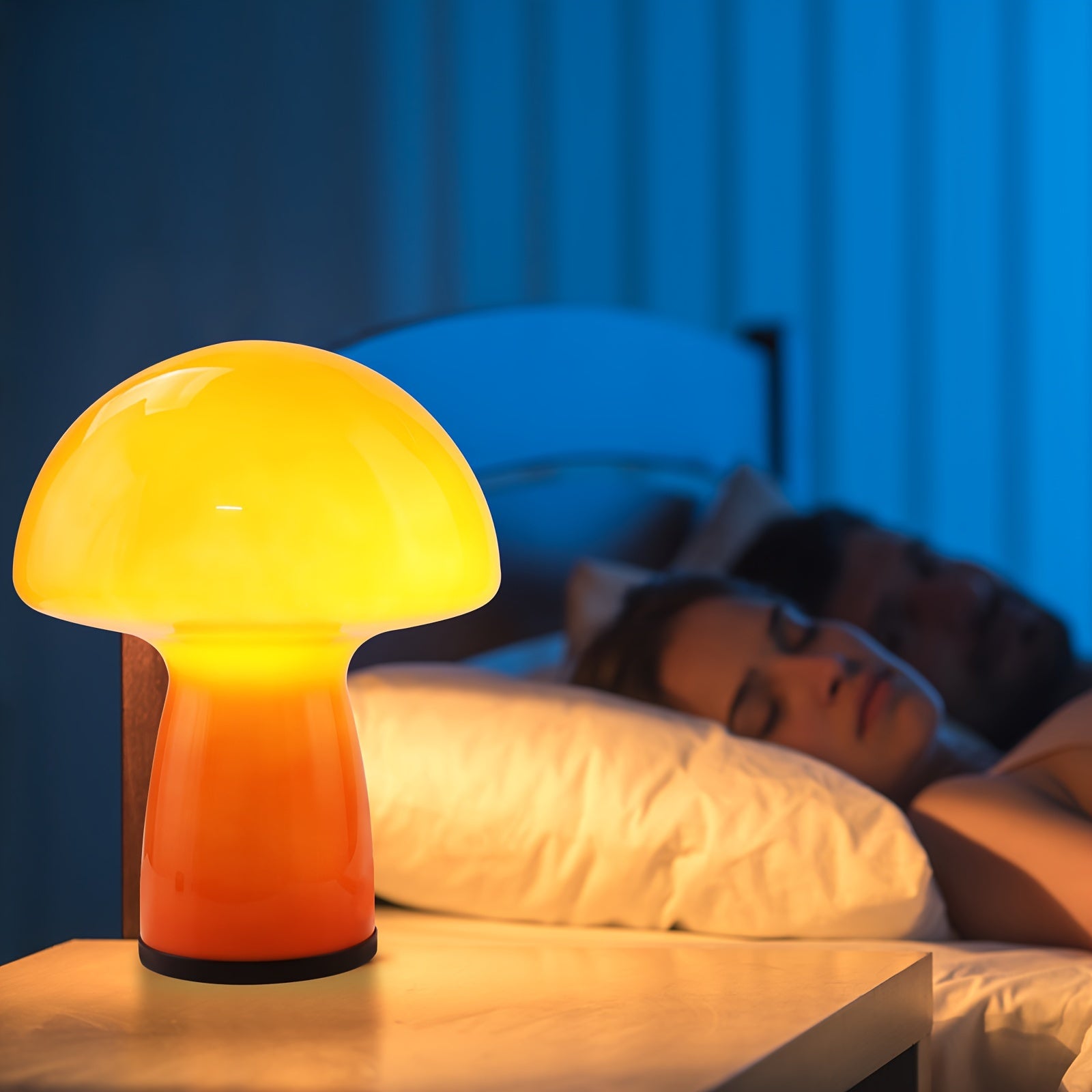 Playful Mushroom Lamp - Refined Atmosphere with a Retro Twist