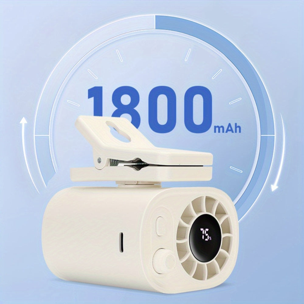 BreezeClip Mini Fan – Powerful Cooling, Anywhere and Anytime