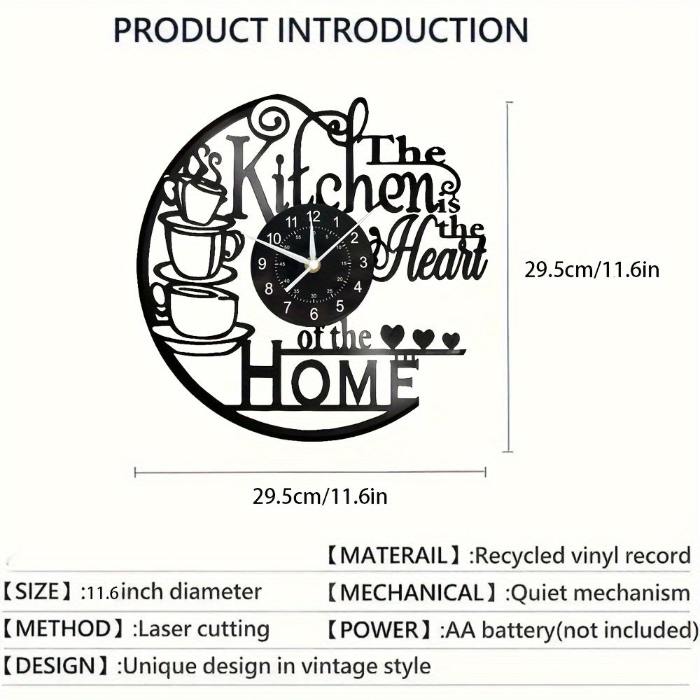 Charming Kitchen Wall Clock – For a Cosy Atmosphere