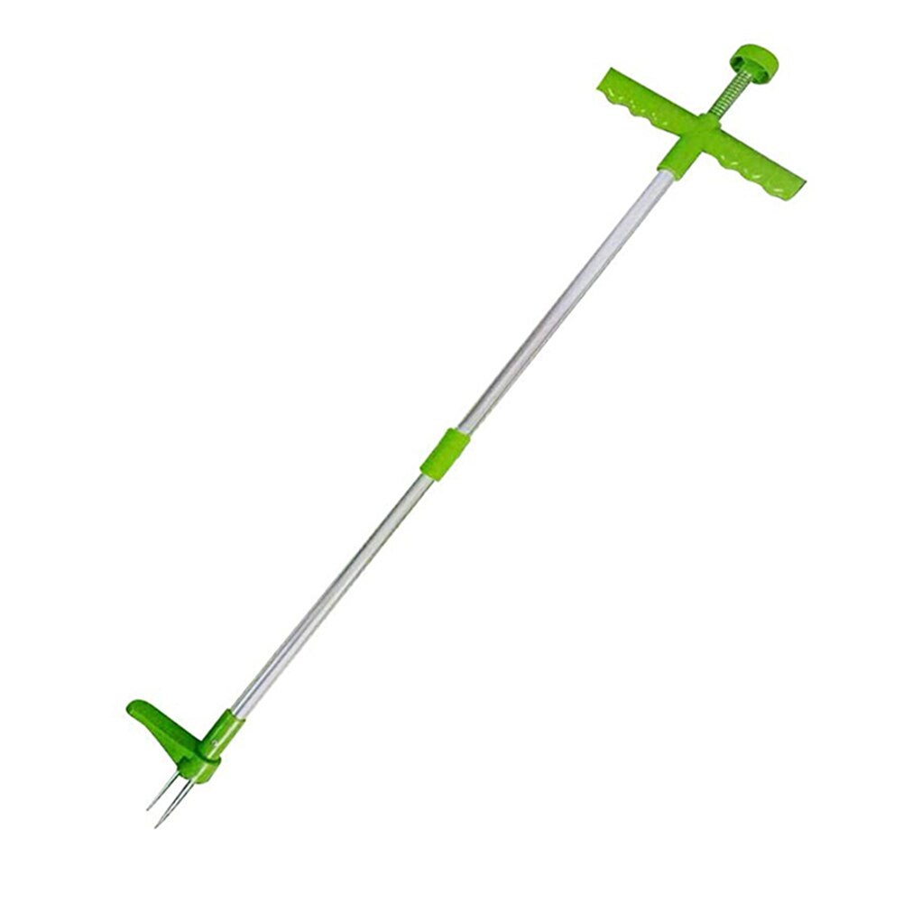 Standing Weeder | Back-Friendly Weed Remover with 1-Metre Telescopic Handle | Aluminium Garden Tool | Removes Weeds with Roots | Easy and Quick Weed Control