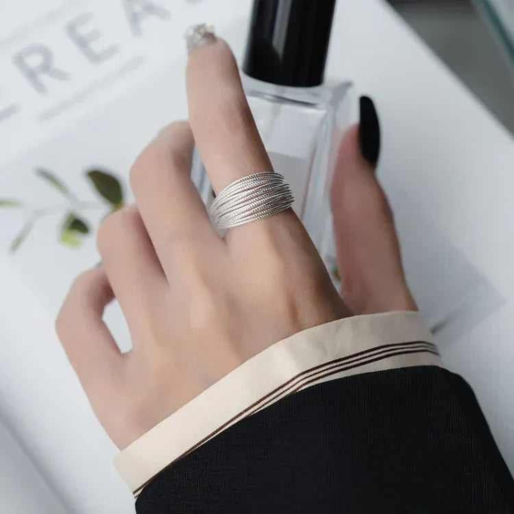 Adjustable Multi-Layer Ring – Isolde