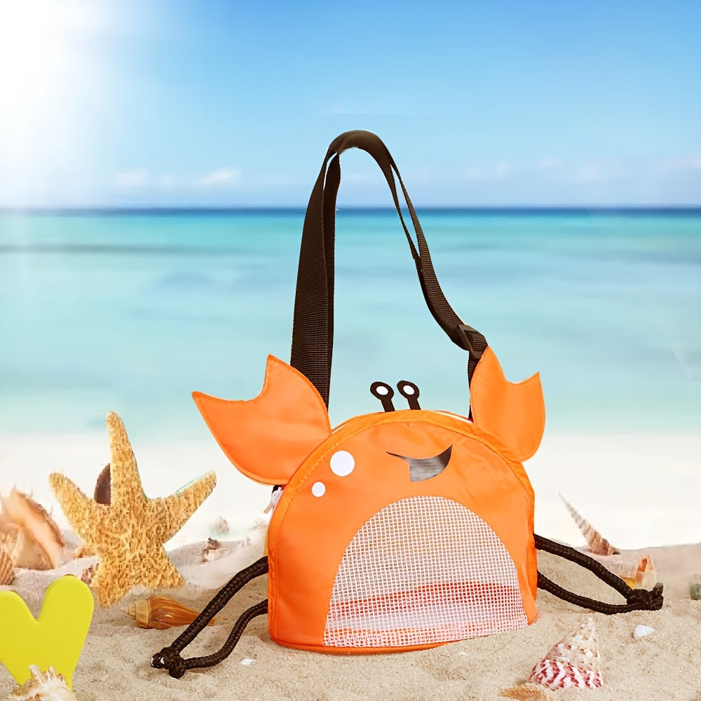 Dear Crab Shoulder Bag – Playful, Lightweight Beach Bag for Children with Adjustable Shoulder Strap