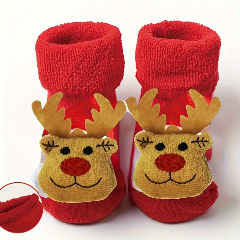 Cute Christmas Baby Booties - For Warm Little Feet