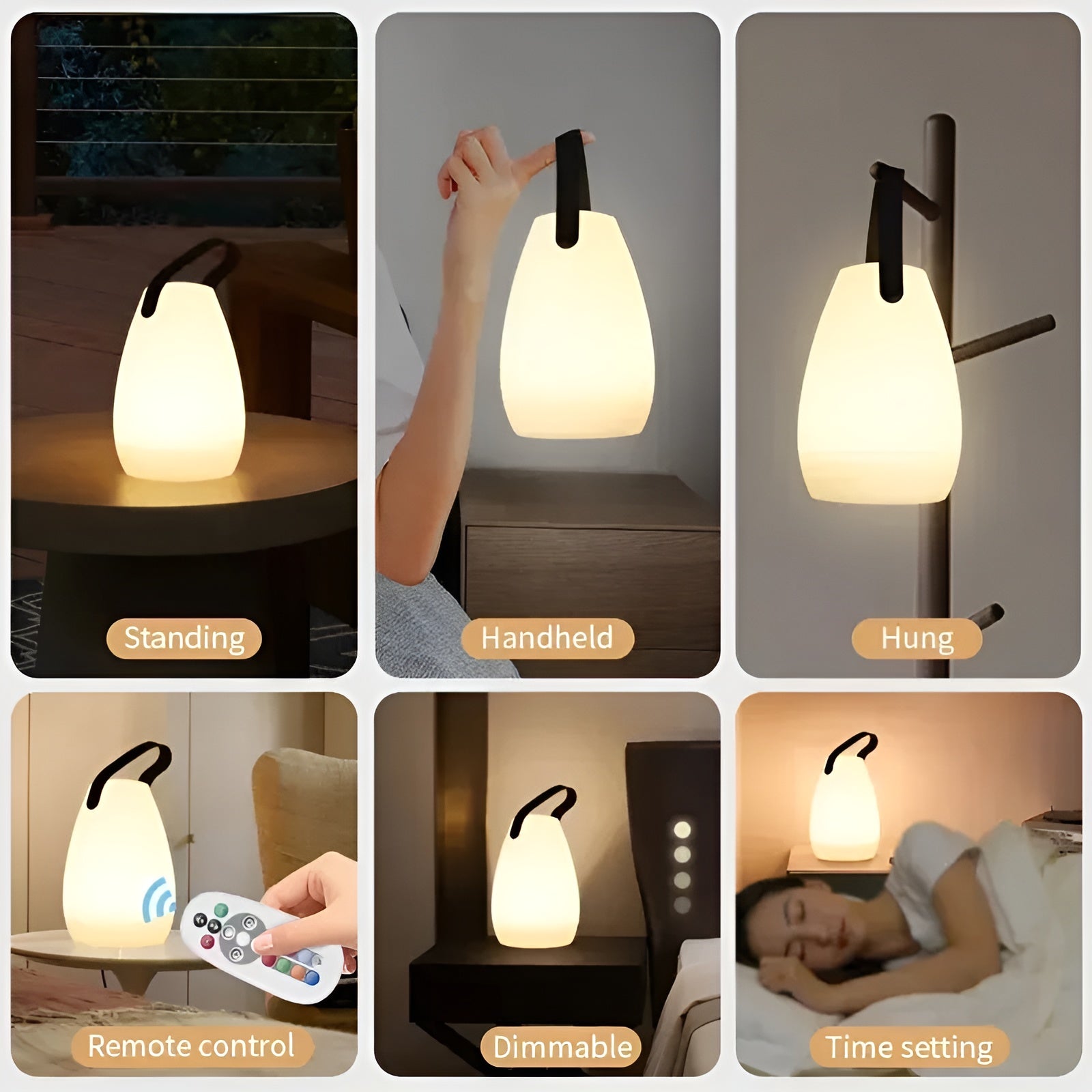 Waterproof Wireless LED Table Lamp for Indoor & Outdoor - Lumora