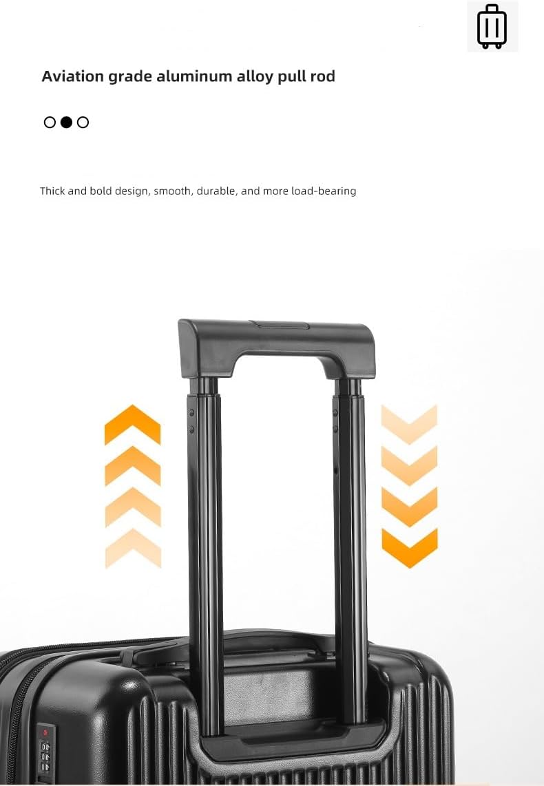 50.8 cm Hard-shell Cabin Luggage with Cup Holder, USB Port and TSA Lock