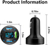 Car Charger 66W Super Fast Charging with USB PD & QC 3.0 – Universal for 12-24V Cigarette Lighter