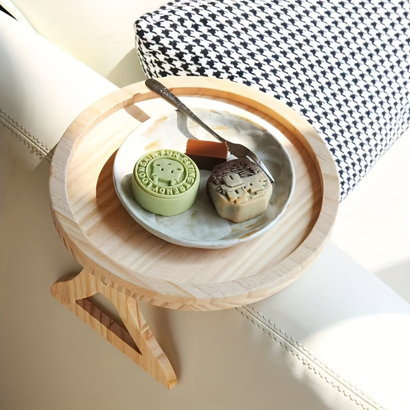 Practical Bamboo Tray – Compact and Handy for Sofa and Bed