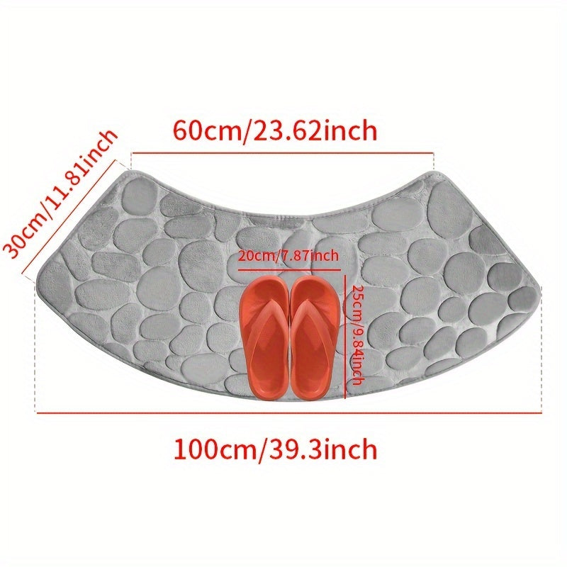 Cobblestone Bath Mat - For Comfortable Bathing Experiences
