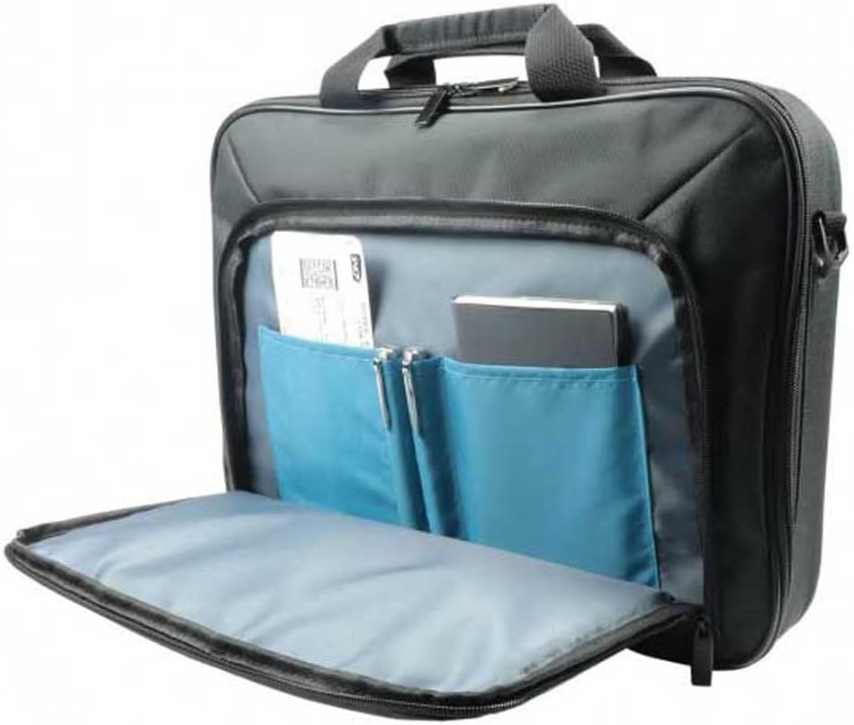 Sustainable Clamshell Laptop Briefcase for 14–39.6 cm Devices – Blue