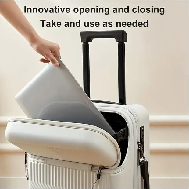 50.8 cm Hard-shell Cabin Luggage with Cup Holder, USB Port and TSA Lock