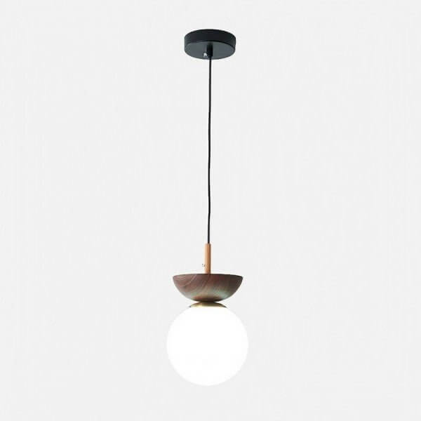 Scandinavian Pendant Light - Wood Design