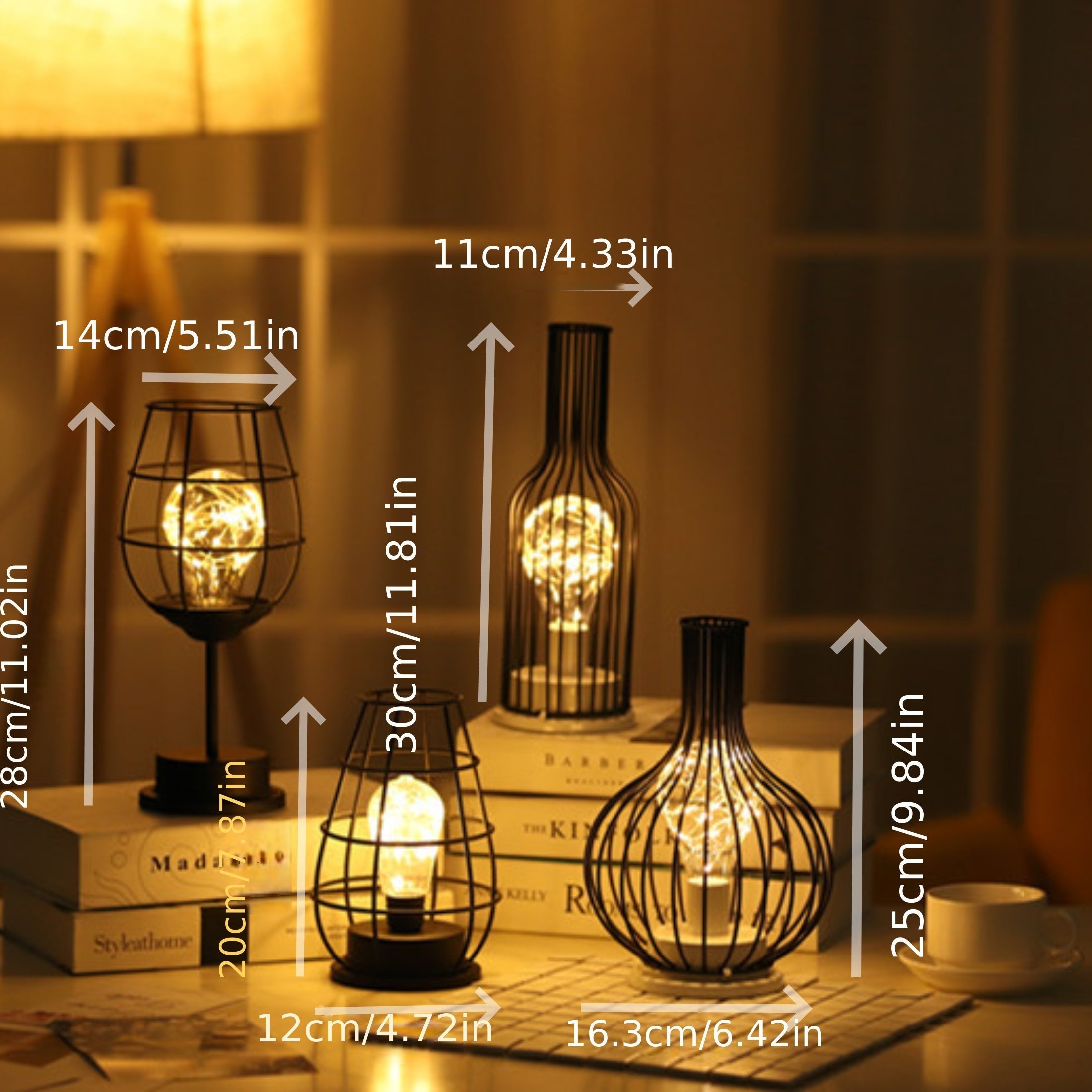 Edison Vintage Table Lamps – Industrial Style, Atmospheric Lighting