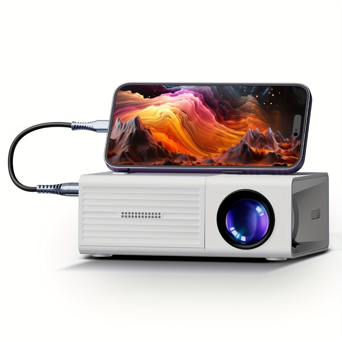 Ultra-Helldichter Mini Projector (3000 Lumens) - LumoBeam