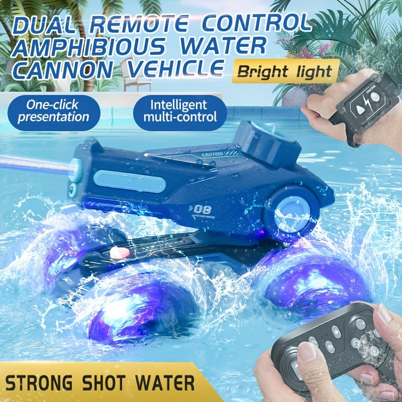 SplashRider Amphibious RC Water Cannon Truck – Splashing Fun