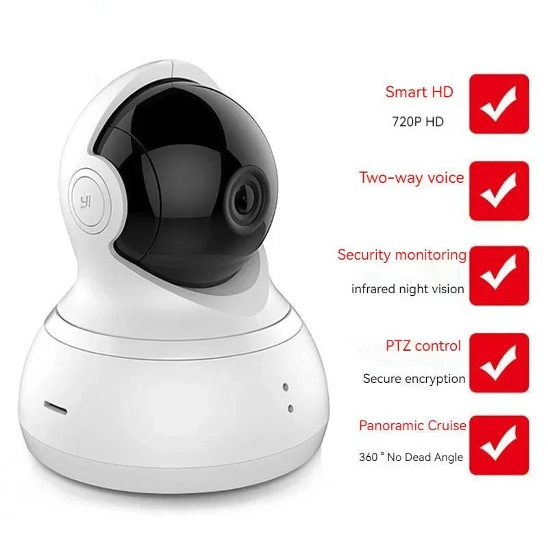 Baby Monitor Camera - 360° Night Vision - 2-Way Audio