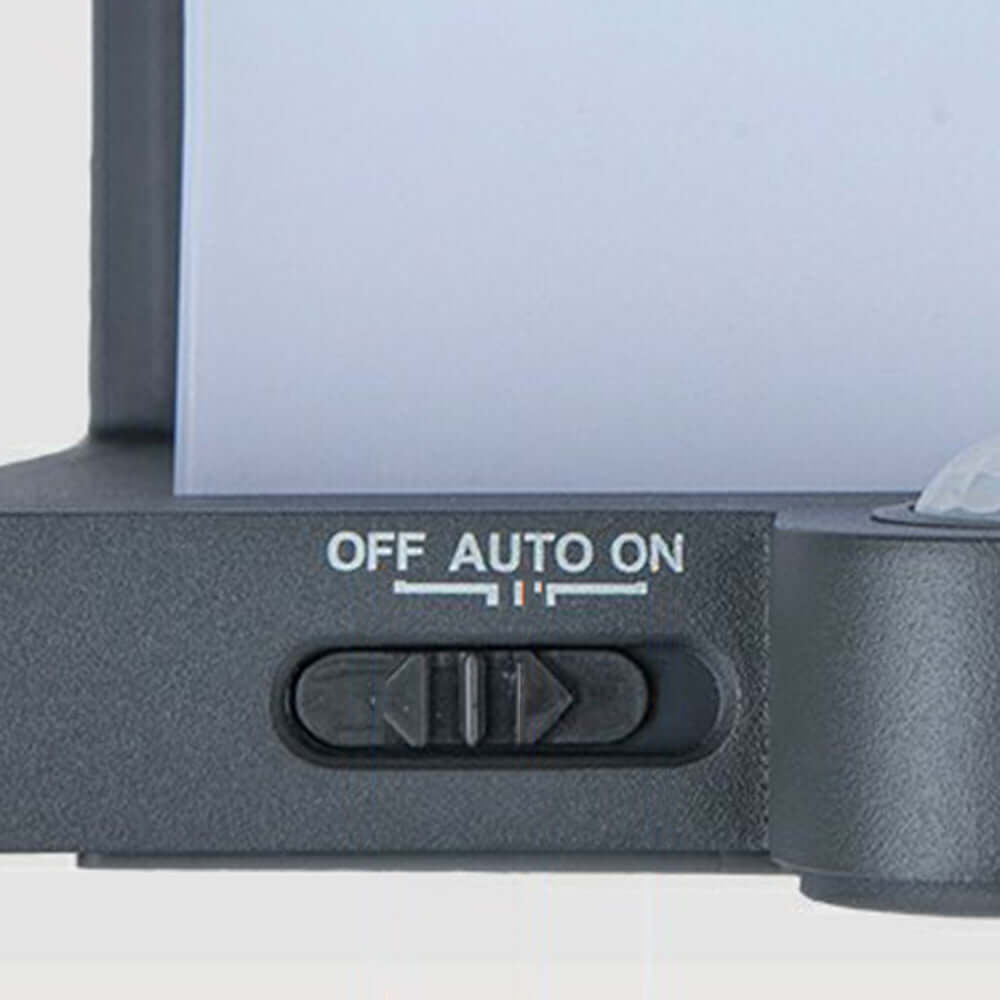 Modern Outdoor Wall Light with Solar Power & Sensor