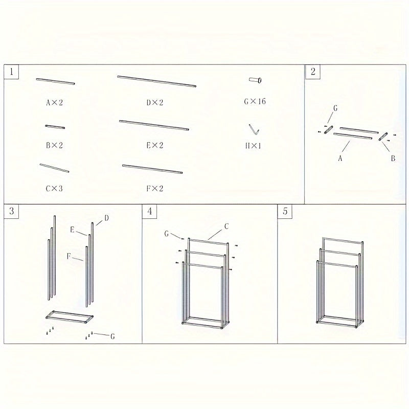 Practical Towel Rack - For a Neat Bathroom