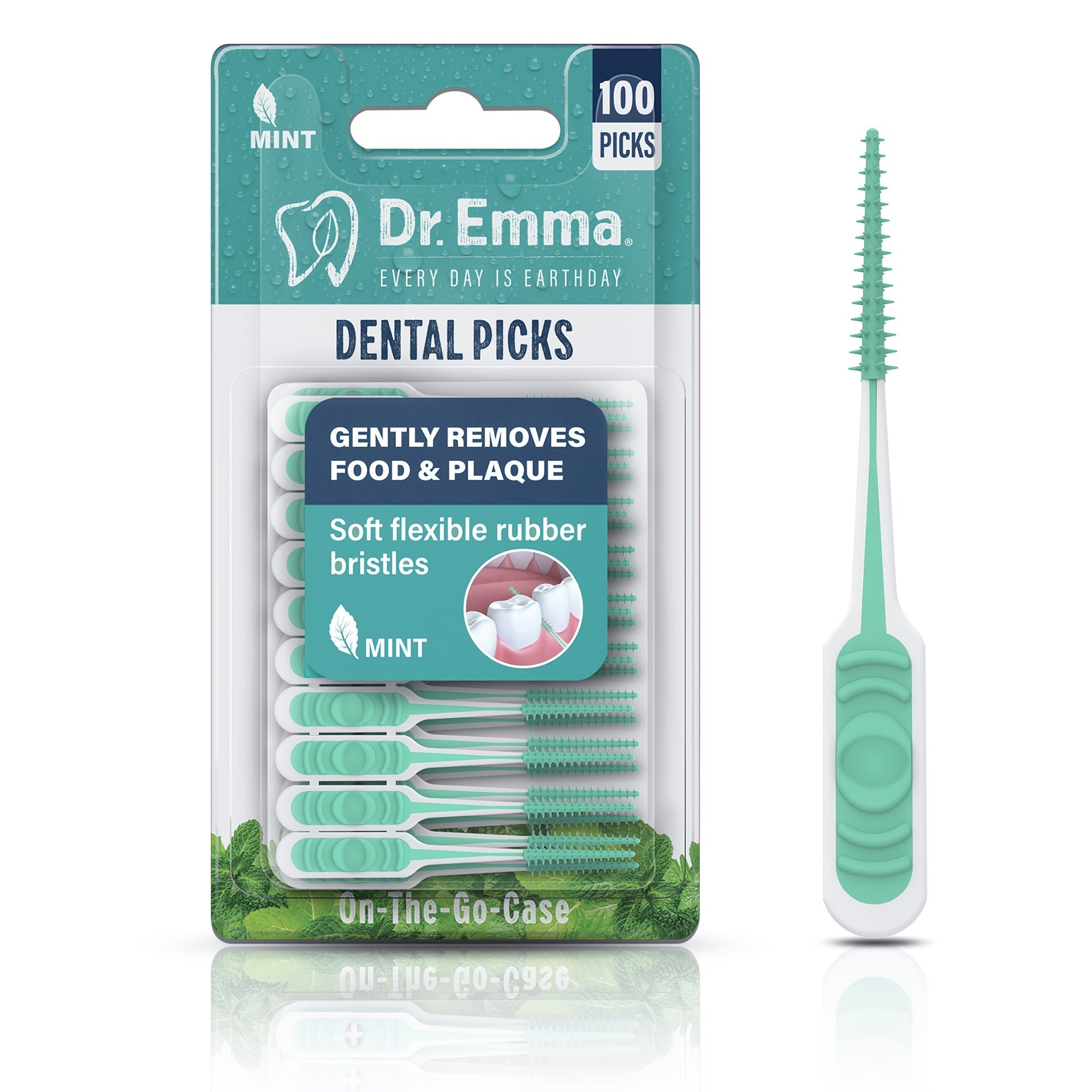 Soft Interdental Toothpicks – Mint Freshened and Ergonomically Designed