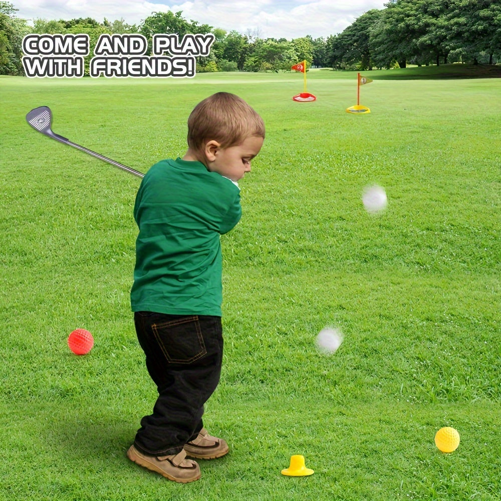 Children's Golf Set - Adjustable Clubs and Goals for Endless Fun