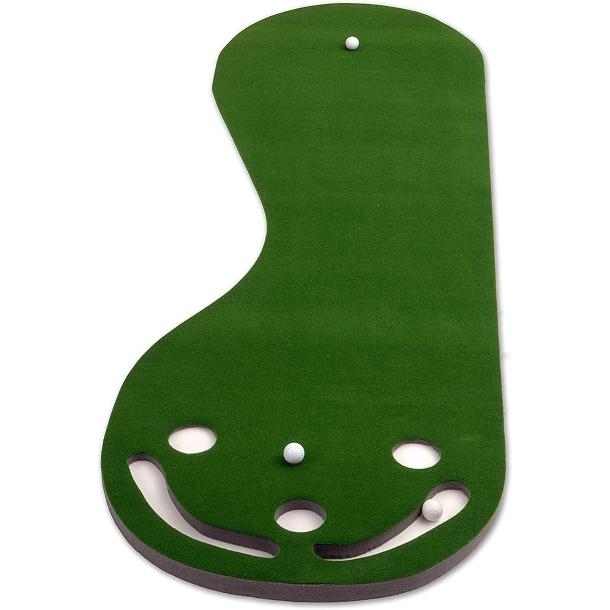 Portable Golf Putting Mat 91×274 cm | Indoor & Outdoor Putting Mat | Dual-Colour Design with Felt Texture