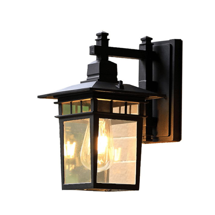 Modern Outdoor Wall Light - Black Design