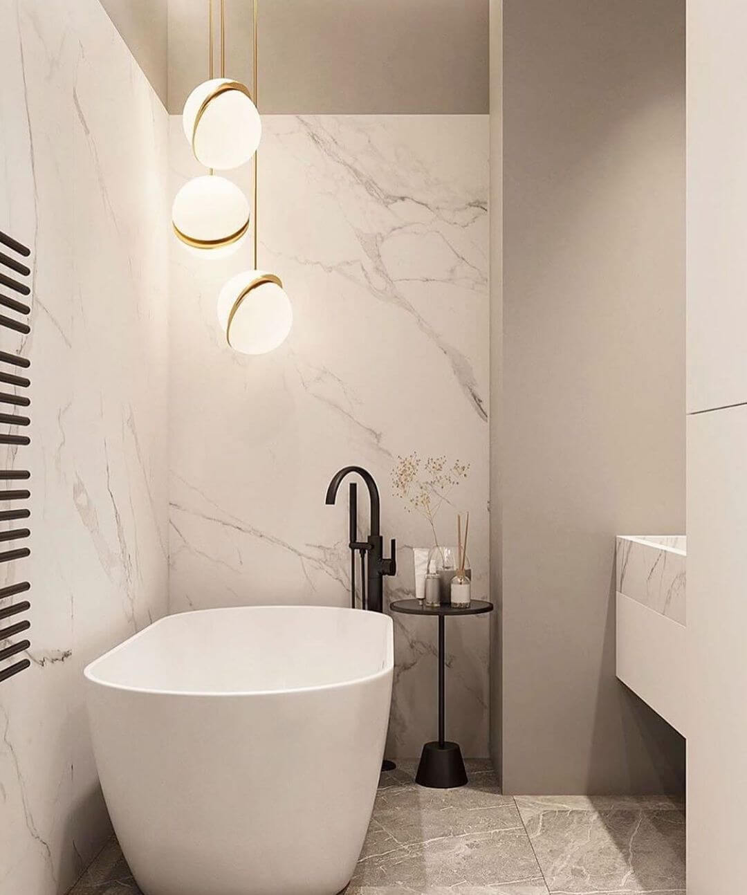 Half Moon Pendant Light - LED Pendant Light