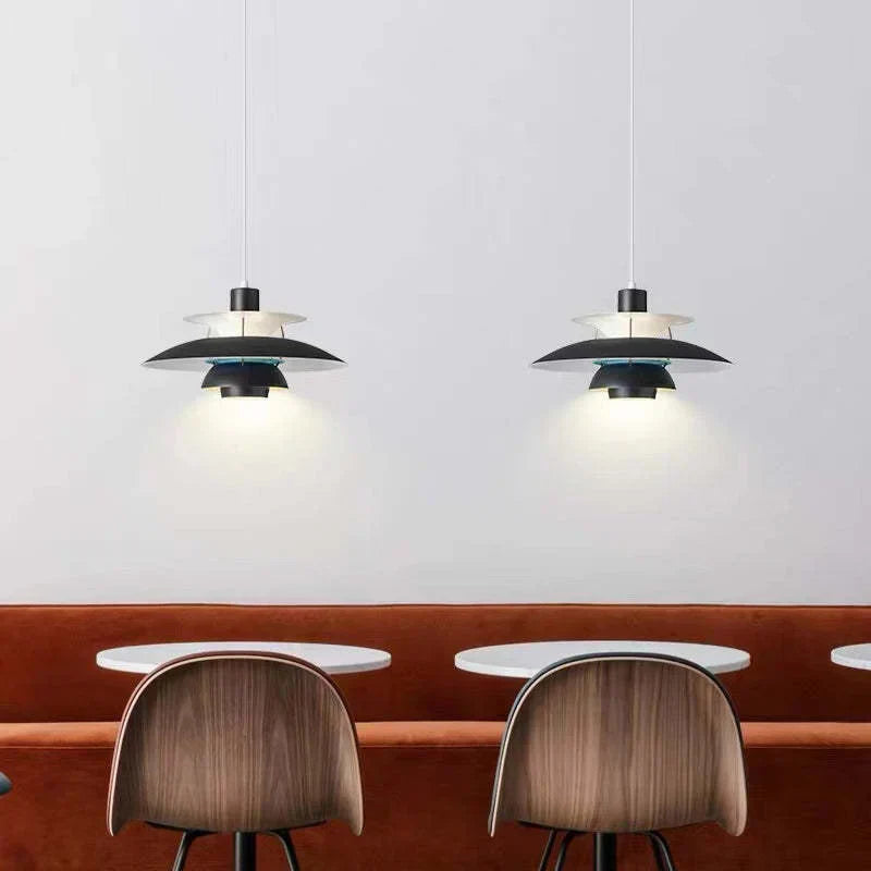 Morandi Modern LED Pendant Light with Shade