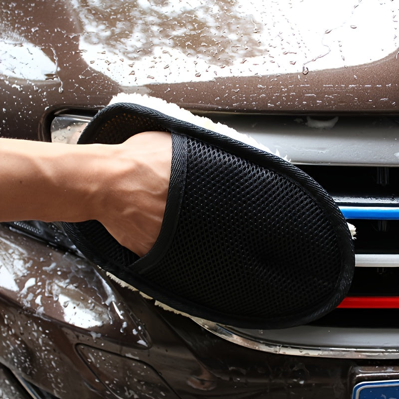 Ultra Soft Microfibre Polishing Glove - Perfect for Car Maintenance