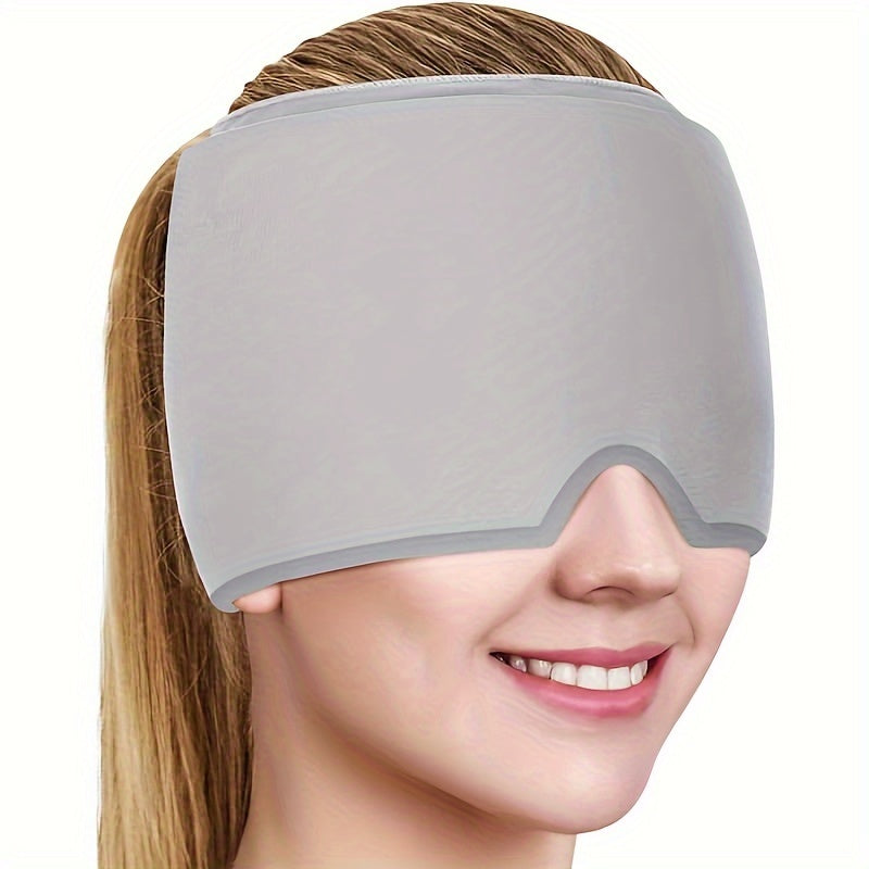 Migraine Hat with Cooling Gel – Cooling Headband for Relief from Migraine, Fever, and Fatigue