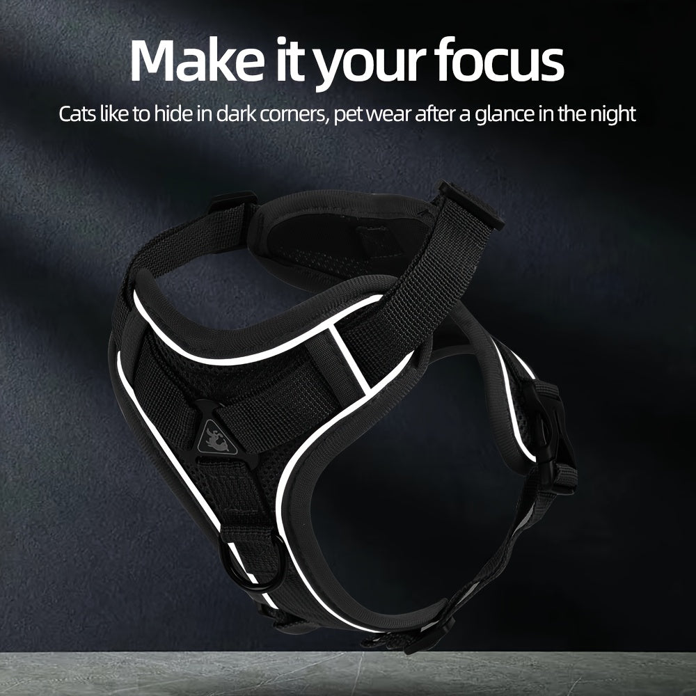 Reflective Cat Harness and Lead Set – Ideal for Walking and Training