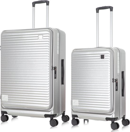 2-Piece Hard Shell Suitcase Set with Laptop Compartment – Berlin