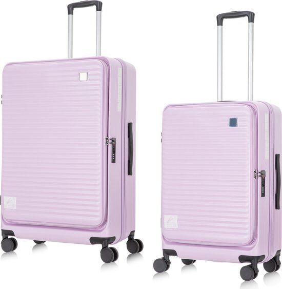 2-Piece Hard Shell Suitcase Set with Laptop Compartment – Berlin