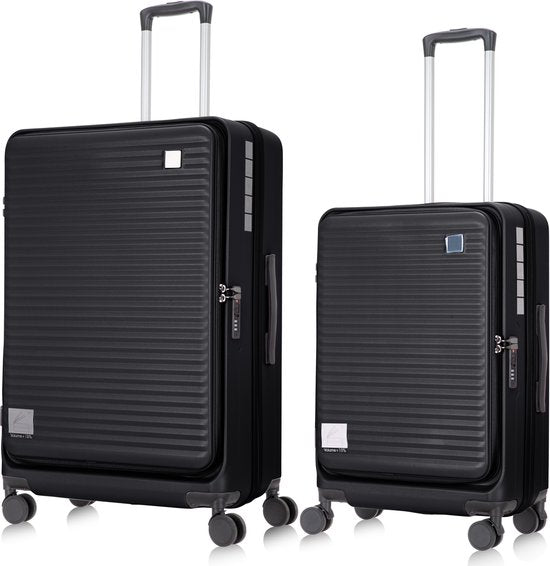 2-Piece Hard Shell Suitcase Set with Laptop Compartment – Berlin