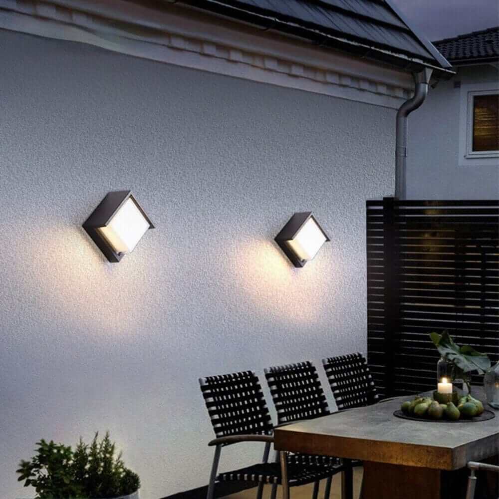 Modern Outdoor Wall Light with Motion Sensor