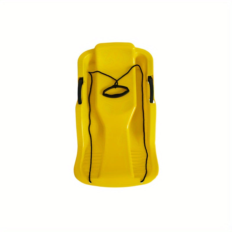 Versatile Ski Sledge with Brake – Perfect for Snow, Grass, and Ice, Incl. Towing Rope