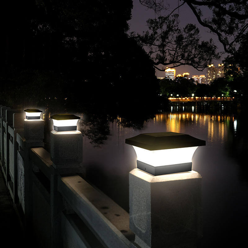 Sustainable Outdoor Lamp with Solar Energy