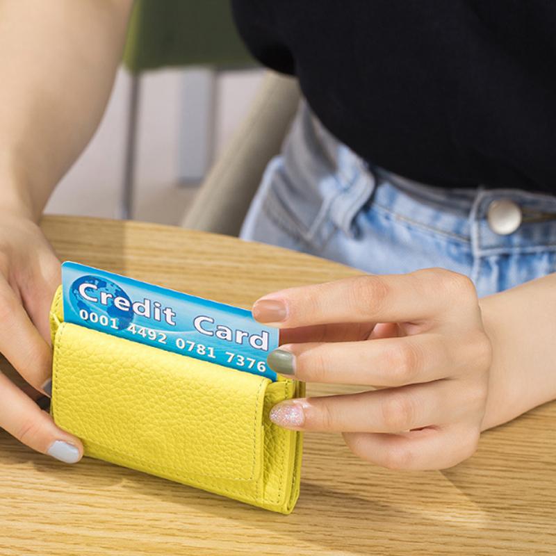 Handcrafted RFID Wallet Made from Soft Leather