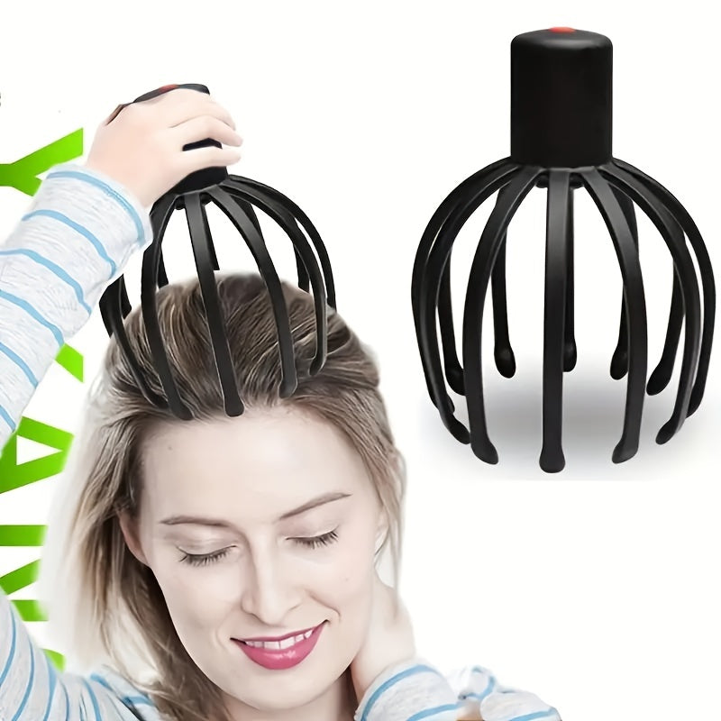 Electric Octopus Scalp Massager – USB Rechargeable and Compact