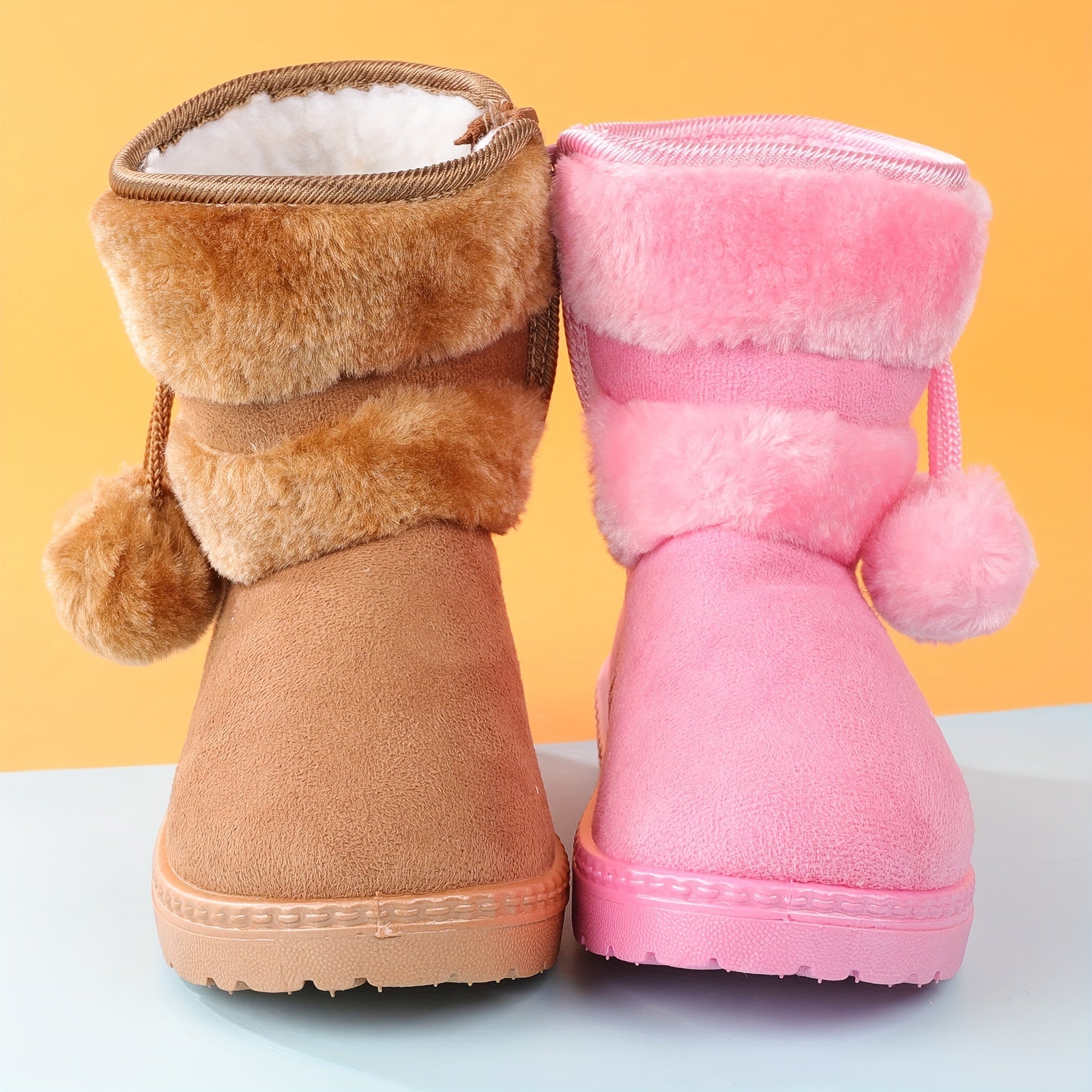 Cute Plush Boots for Girls - For Warmth and Comfort
