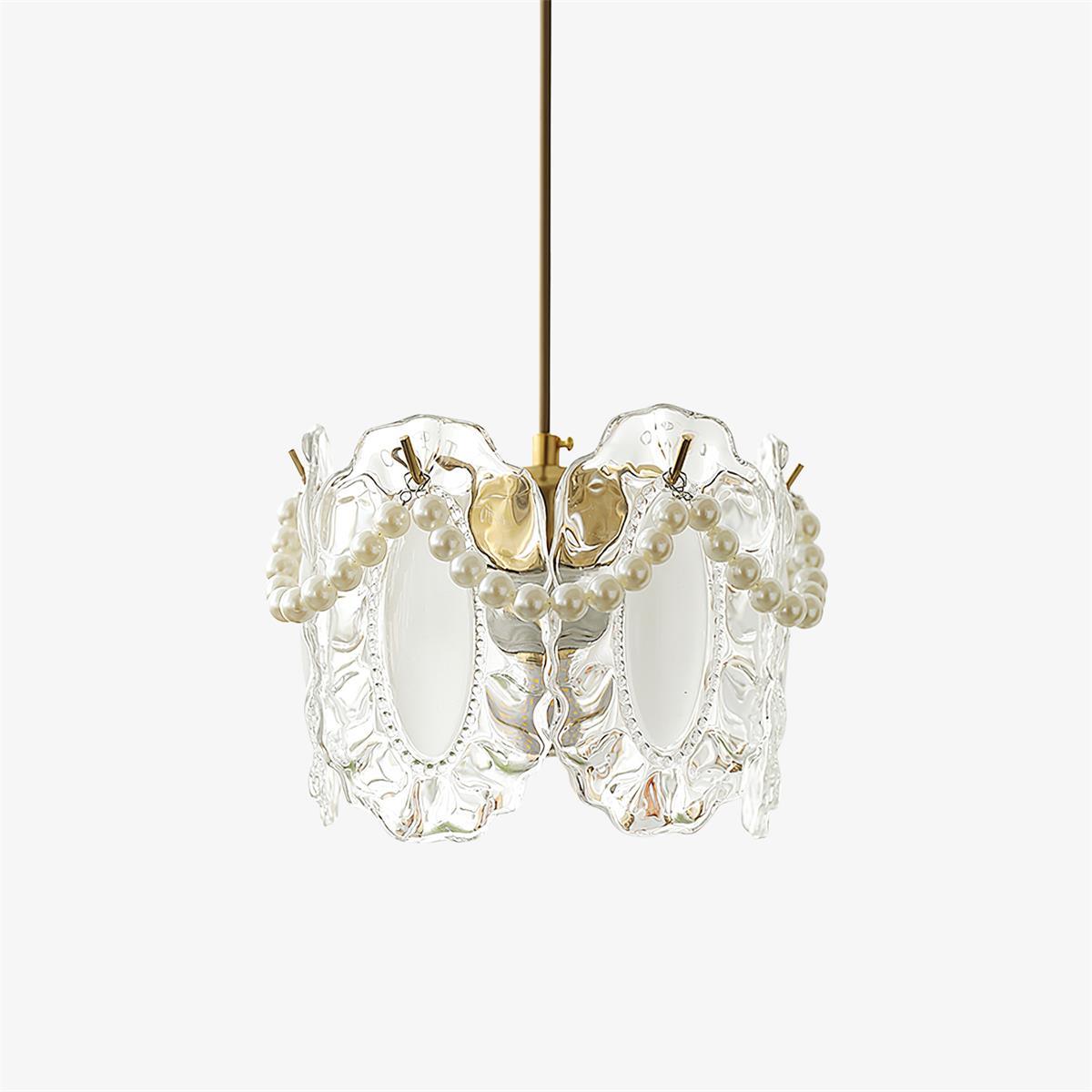 Flower Glass Pendant Lamp - Elegant Design