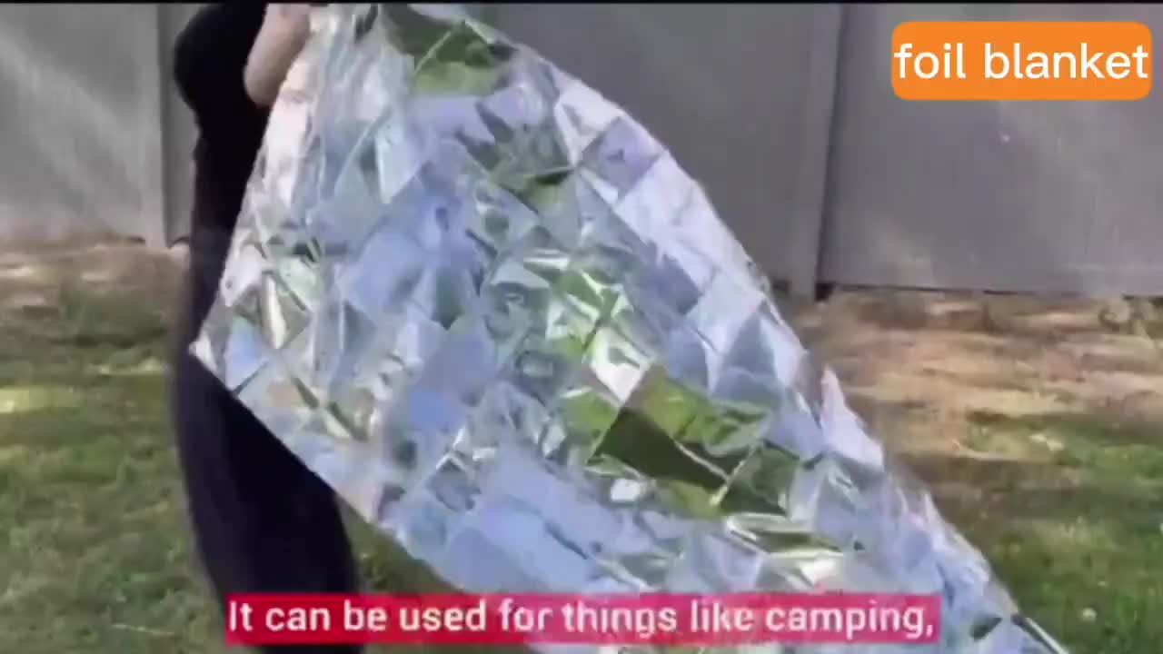 ThermoShield Emergency Blanket - Compact and Waterproof for Optimal Heat Retention