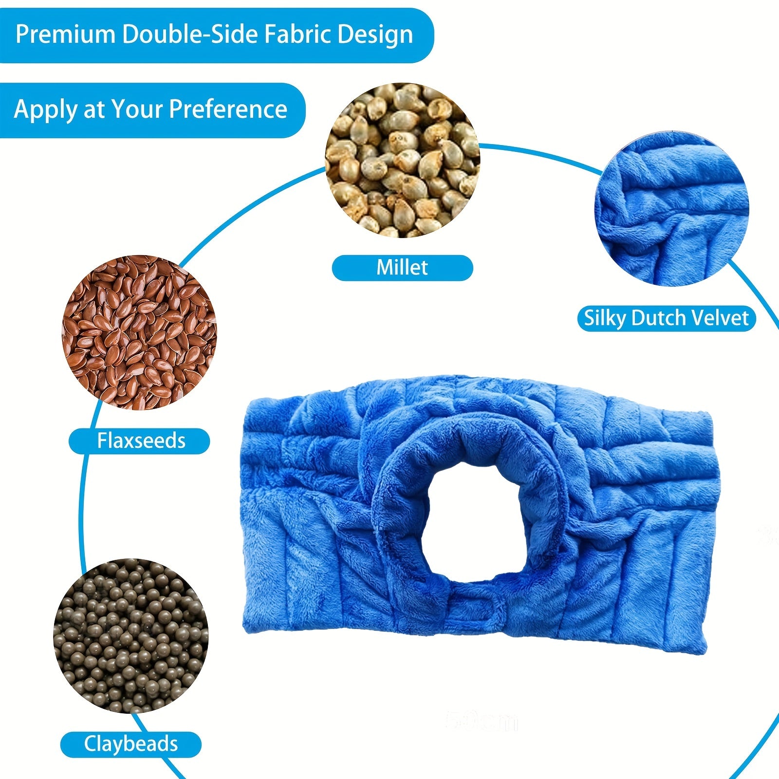 Weighted Microwave Heating Pad – Comfort and Relaxation for Neck and Shoulders