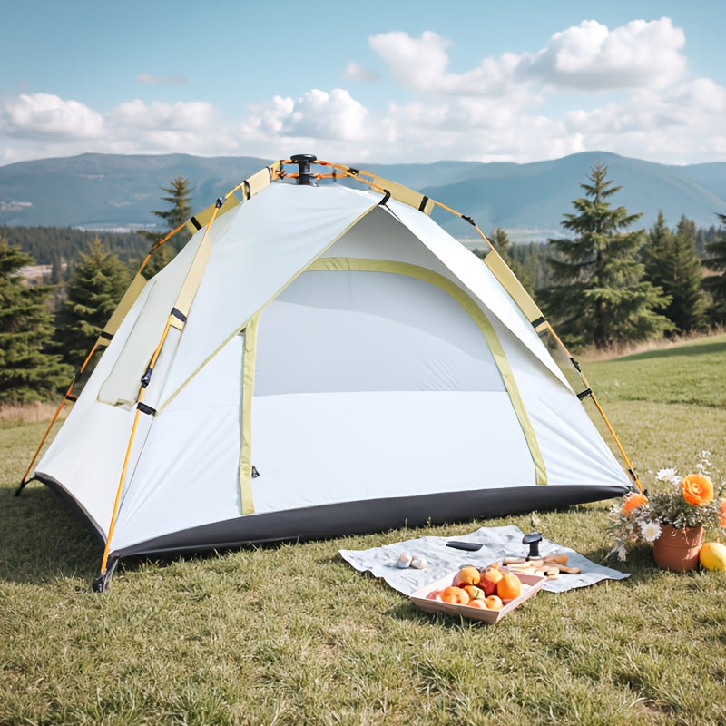 Quick Setup 4-Person Camping Tent – Breathable and Windproof Shelter
