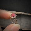 Natural Raw Stone Birth Ring – Selina