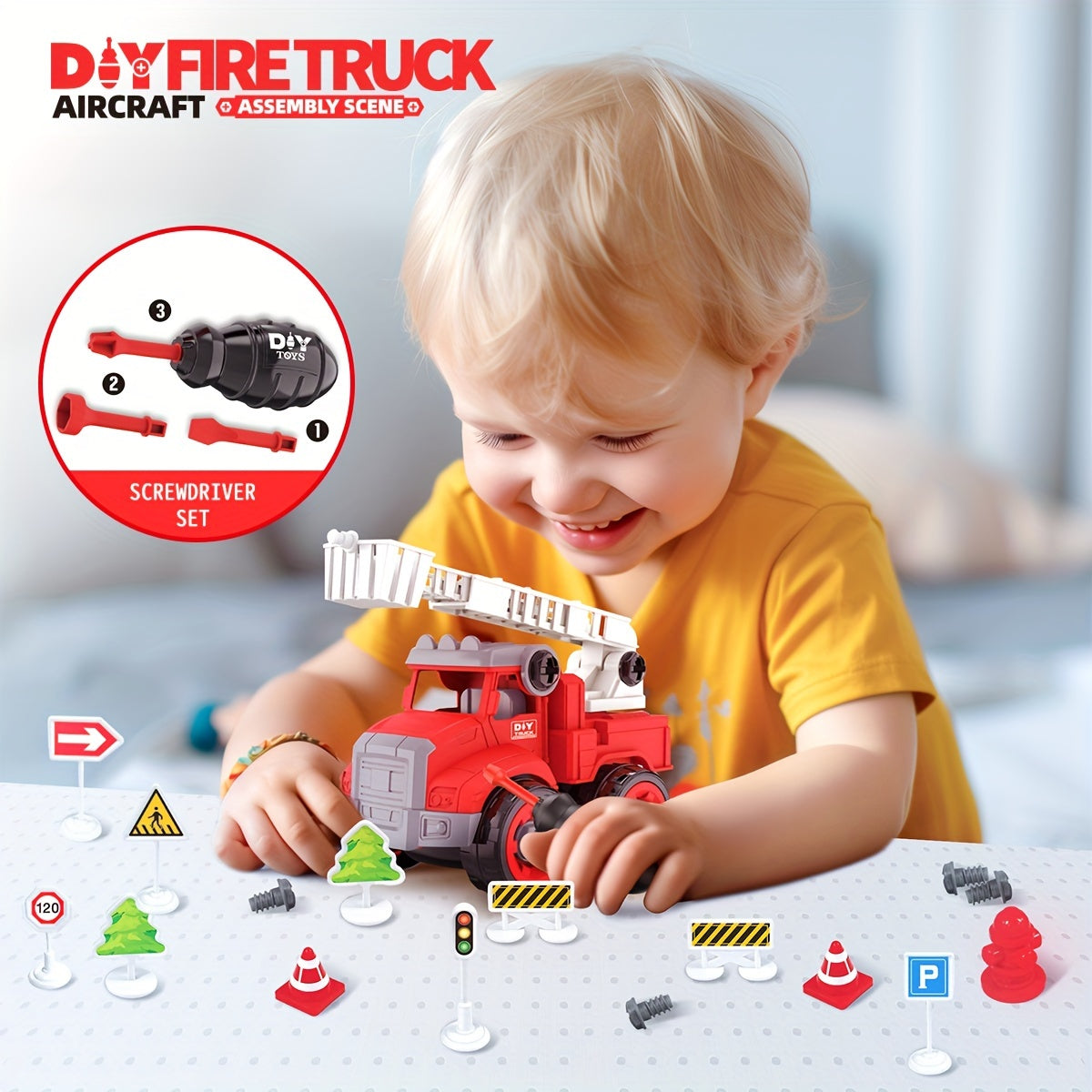 Firefighter Heroes Construction Set - Build Your Own Fire Engines and Save the Day