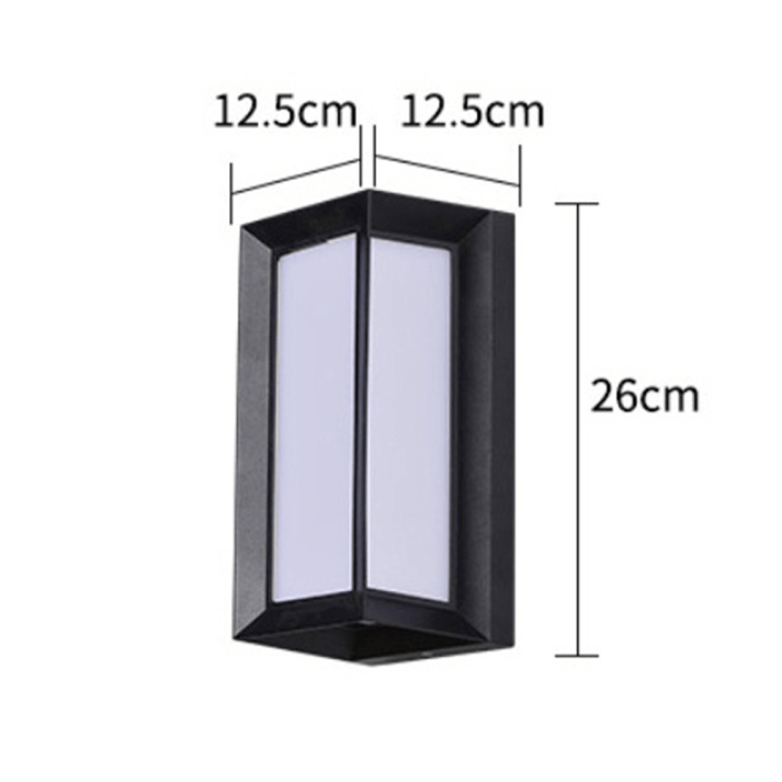 Modern Outdoor Wall Lamp Black-White - Garden Lighting